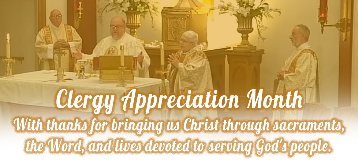 Clergy appreciation month